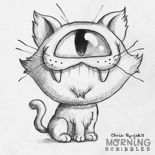 Рисунки карандашом для срисовки монстры