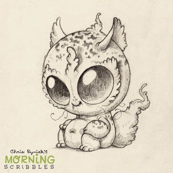 Монстрики для срисовки карандашом