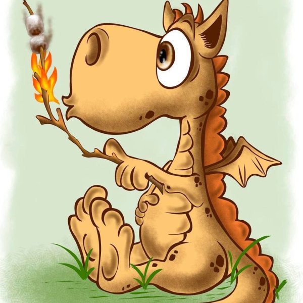 Мультяшные дракончики