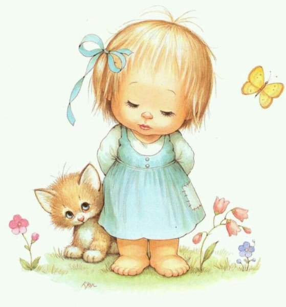 Детки художницы Ruth Morehead