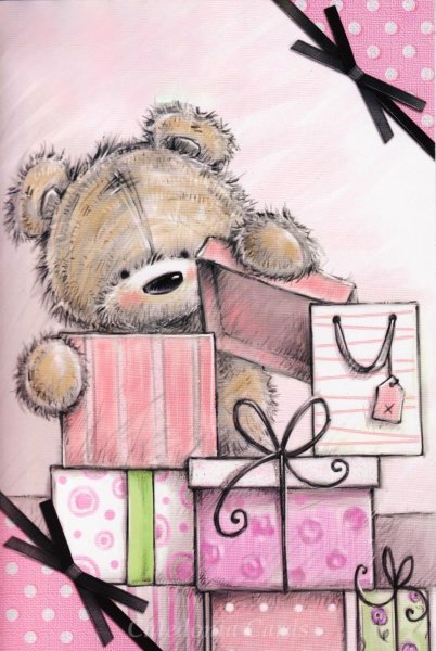 Милая открытка с днем рождения