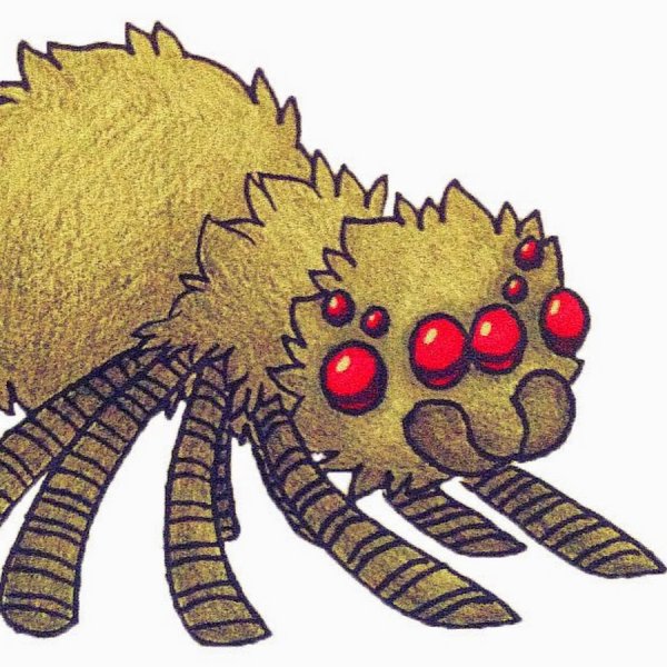 Рисунки милых паучков