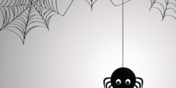 Милые паучки на Хэллоуин