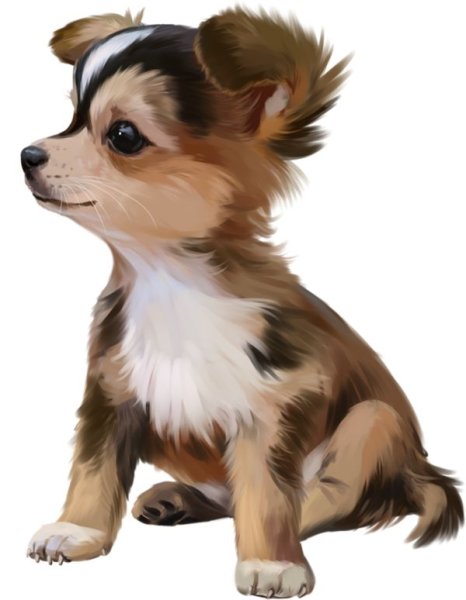 Собачка арт