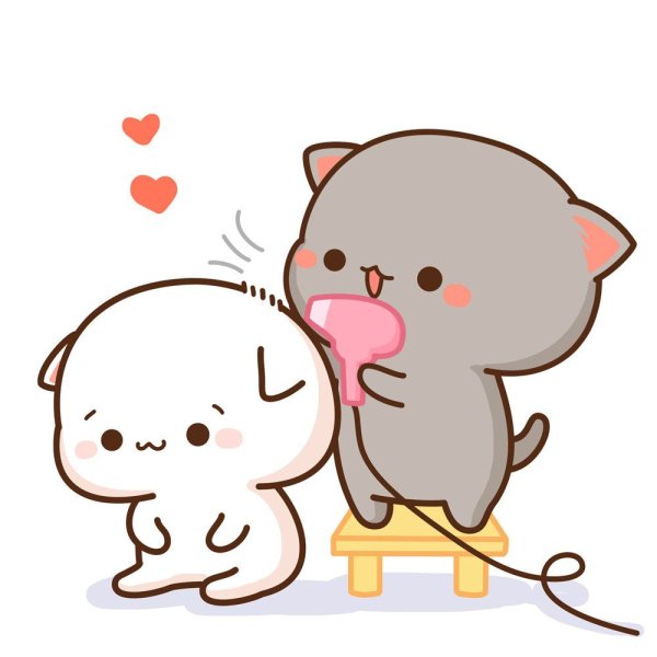 Чиби котики Стикеры