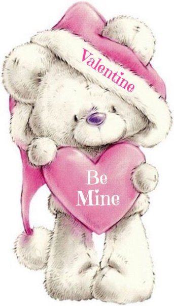 Милые мишки с сердечками