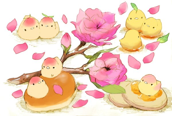 Милые картиночки персика