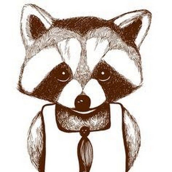 Енотик для срисовки