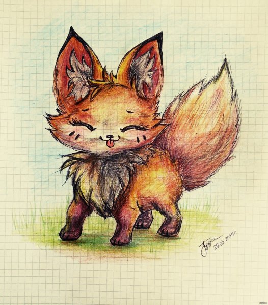 Милый Лисёнок арт