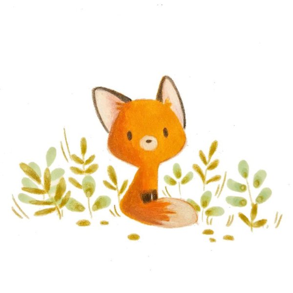 Лисенок иллюстрация
