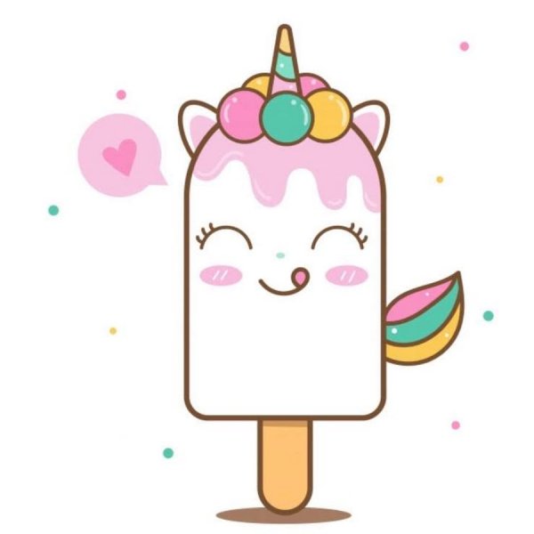 Каваи мороженое единорогами