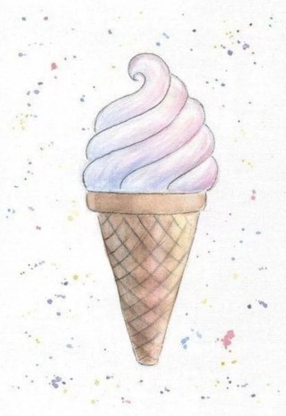 Рисунки мороженого