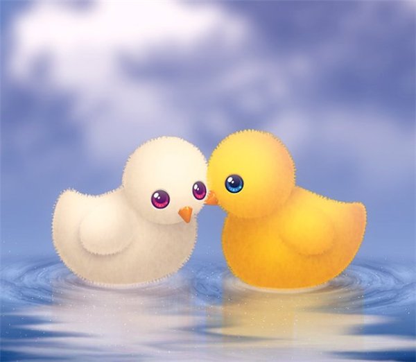 Рисунки милых уточек