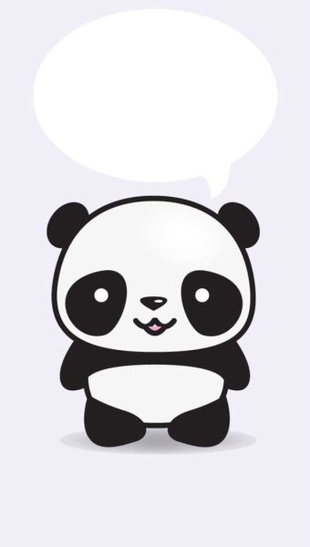 Рисунки для срисовки пандочки