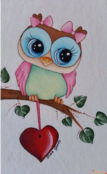 Сова рисунок