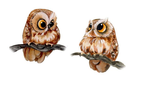 Совы художницы Инги Пальцер