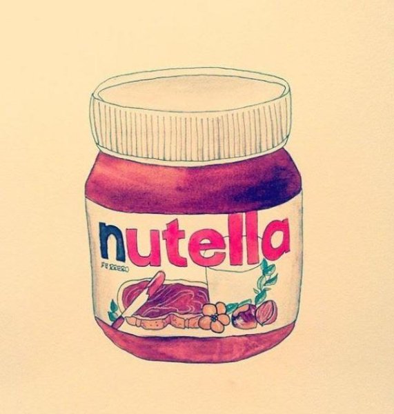 Нутелла для срисовки