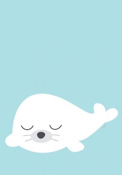 Морской котик Минимализм