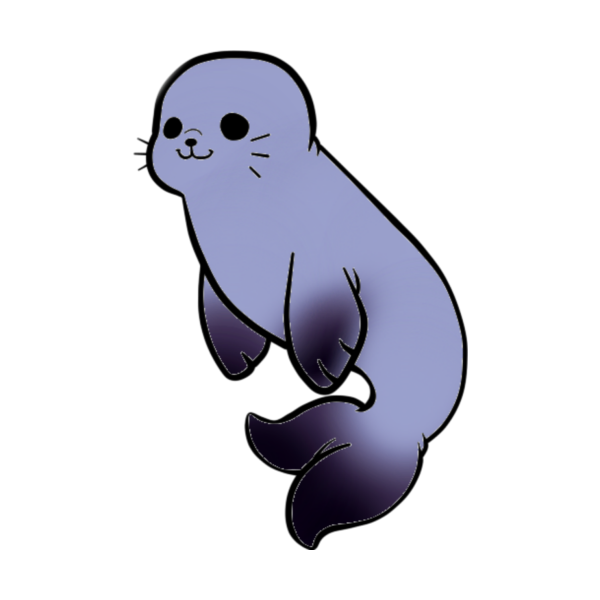 Тюлень мультяшный