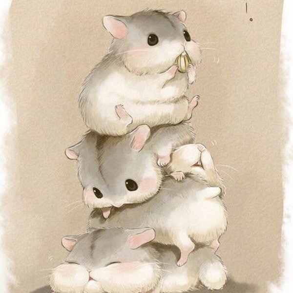 Милые мультяшные животные