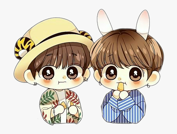 BTS Vkook Чиби