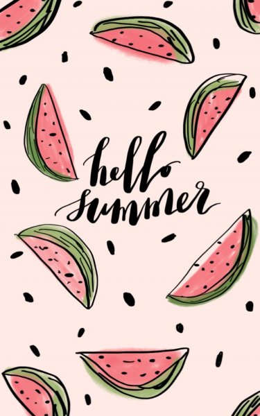 Фон с арбузиками