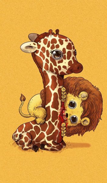 Милые Жирафики для срисовки