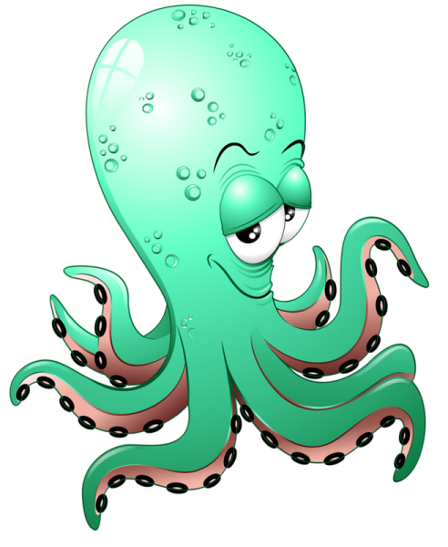 Русалочка осьминог мульт