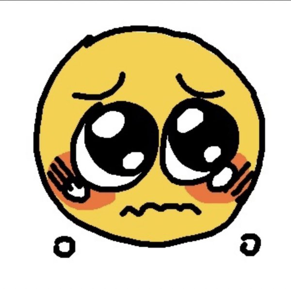 Смайл с большими глазами