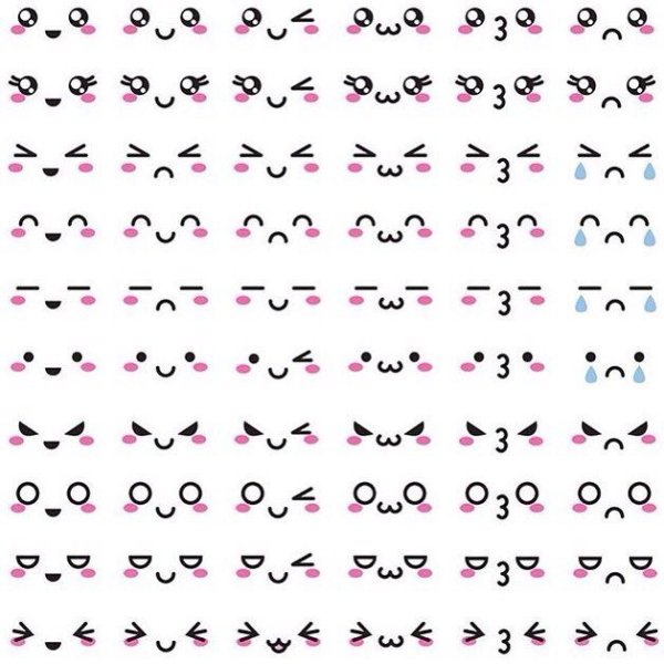 Кавайные мордашки