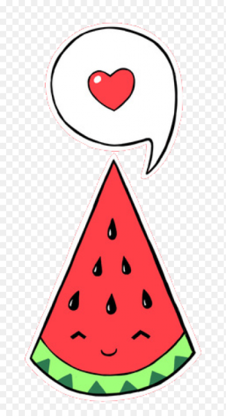 Милые рисуночки арбузик