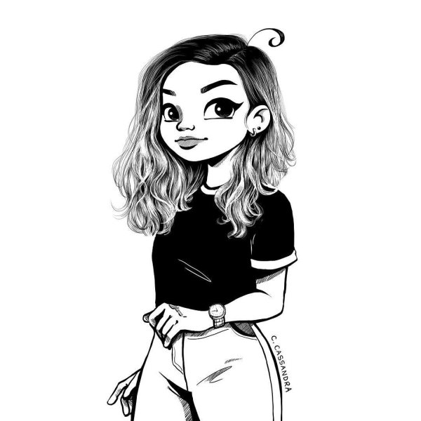 Рисунки девушек