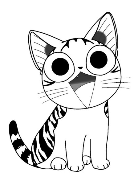 Рисунки для срисовки котики