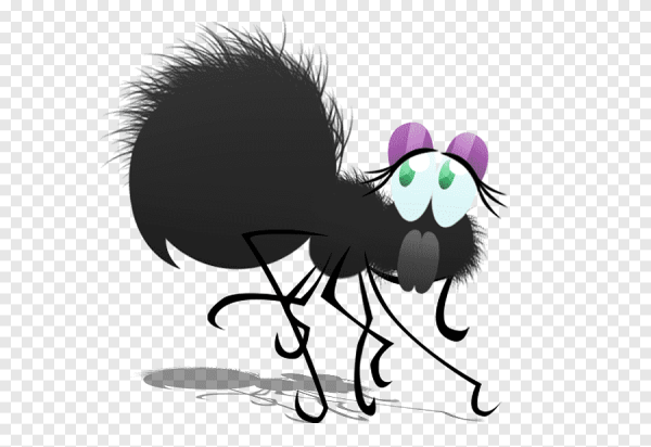 Милый паучок мультяшный