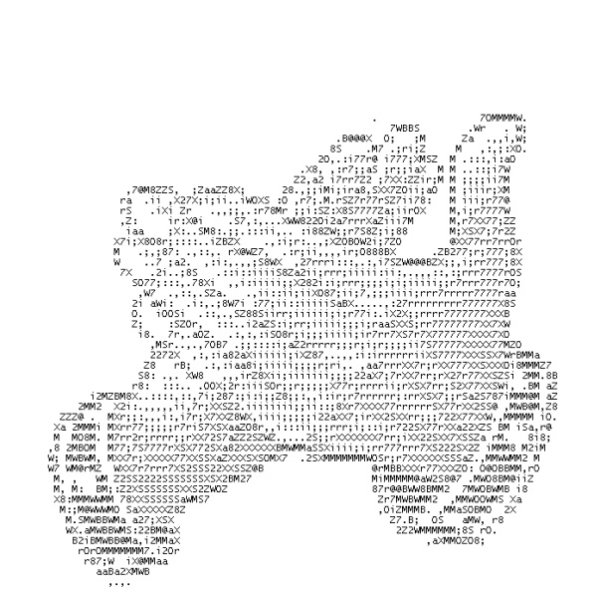 Изображения из символов