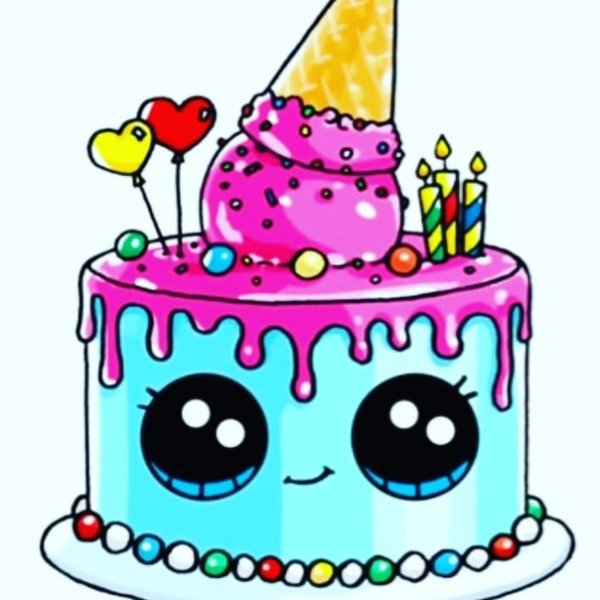 Милые тортики с глазками