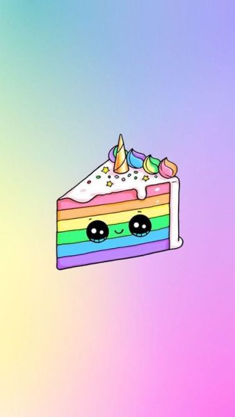 Кавайные рисунки тортик