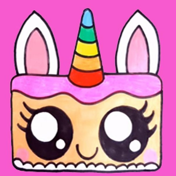 Милые тортики для срисовки