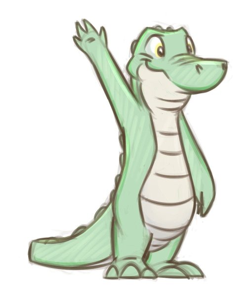 Крокодил арты