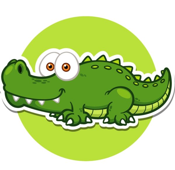 Крокодил мультяшный