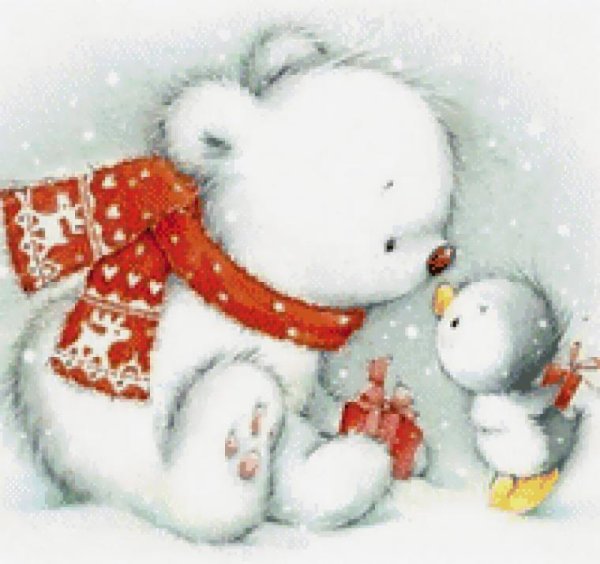 Милые новогодние иллюстрации