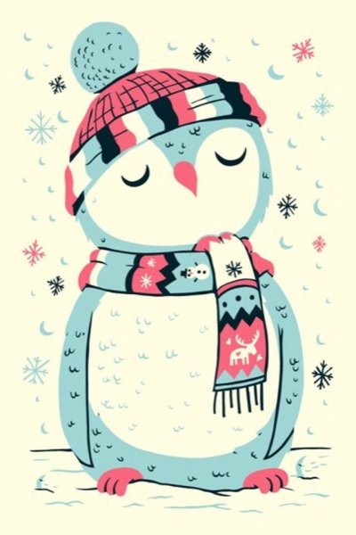 Милые новогодние рисуночки