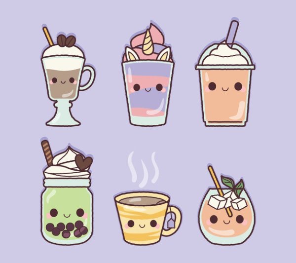 Рисунки для срисовки еда легкие