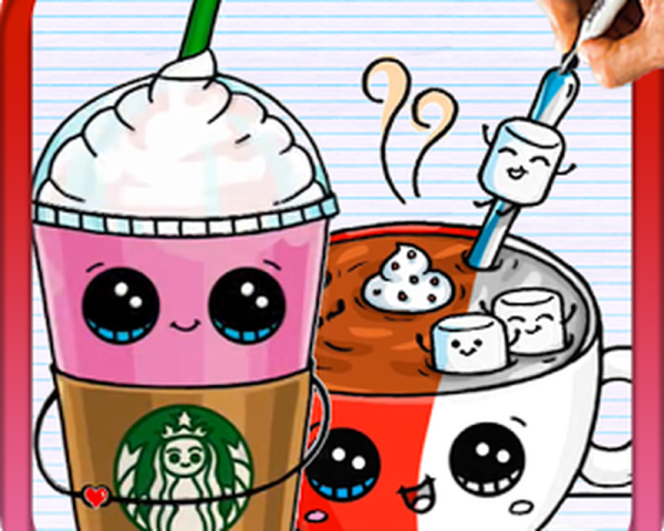 Напитки срисовать