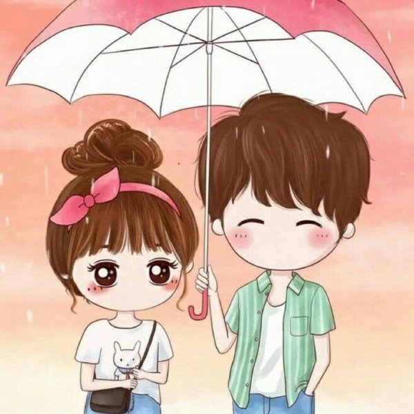 Милые мультяшные пары