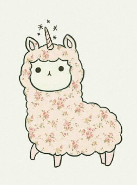 Каваи Юникорн лама