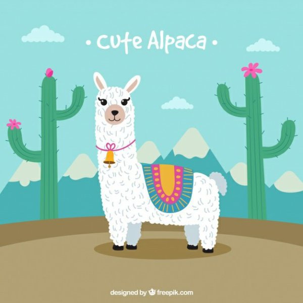 Ламы мультяшные