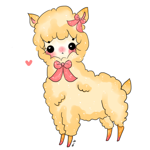 Ламы мультяшные милые