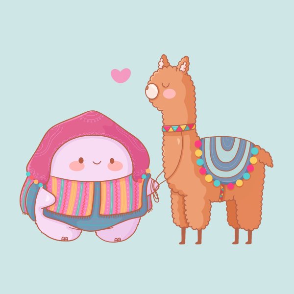 Альпака иллюстрация