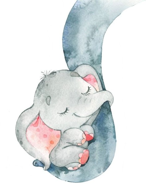 Милые слоники мультяшные